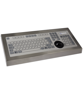 Clavier Industriel Inox 105 touches + Trackerball