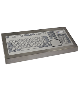 Clavier Industriel Inox 105 touches + Touchpad