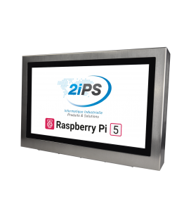 Terminal Web Raspberry pi5 21,5" en inox